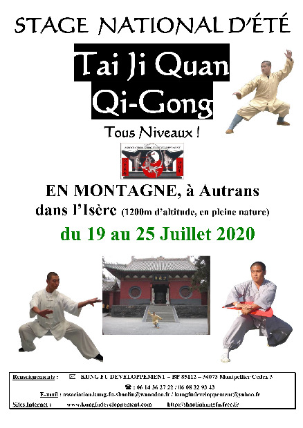 Stage de Taï Ji Quan